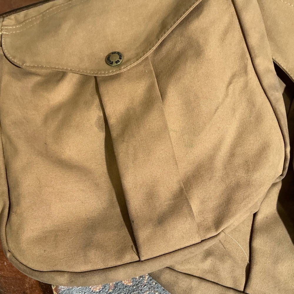 C.C. Filson tan canvas hunting pouch belt - Picture 6 of 14